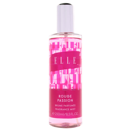 Rouge Passion by Elle for Women - 8.5 oz Fragrance Mist
