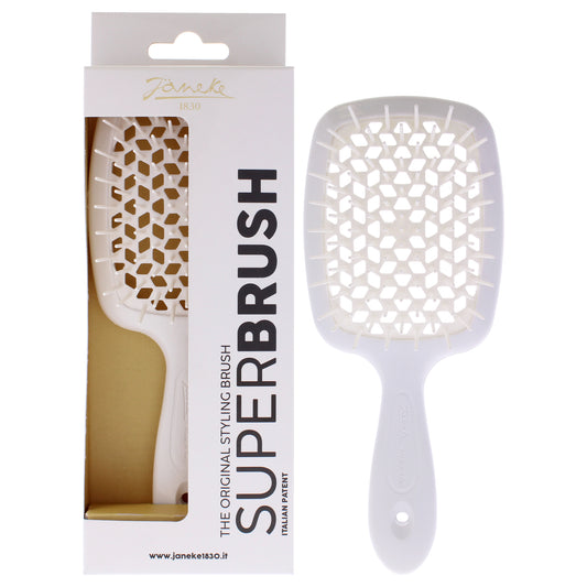 Superbrush - White by Janeke for Unisex - 1 Pc Hair Brush