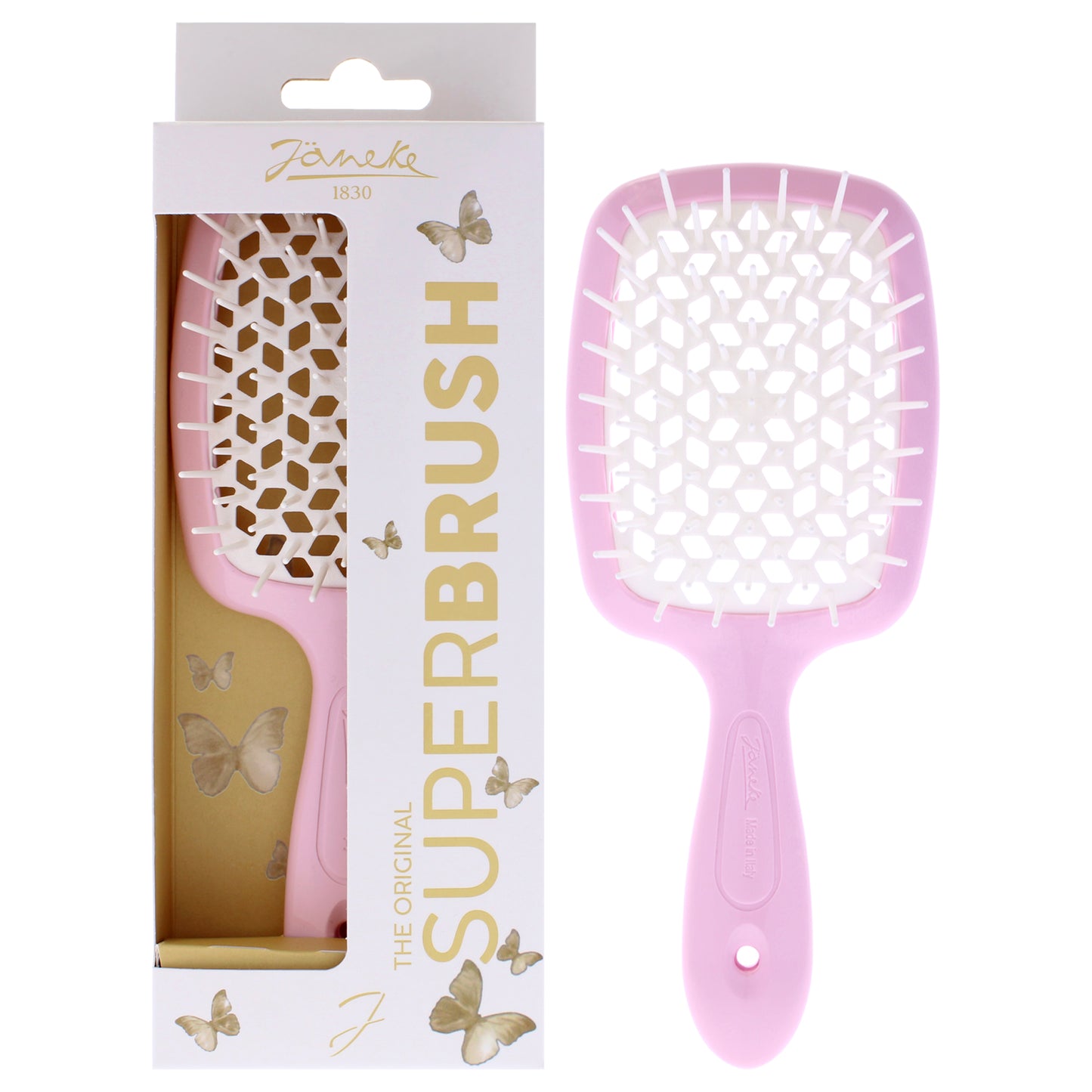Pastel Superbrush - Pink by Janeke for Unisex - 1 Pc Hair Brush