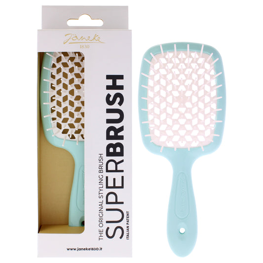 Pastel Superbrush - Turquoise by Janeke for Unisex - 1 Pc Hair Brush