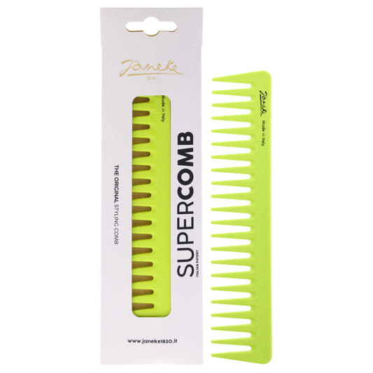 Supercomb - Lime Green by Janeke for Unisex - 1 Pc Comb