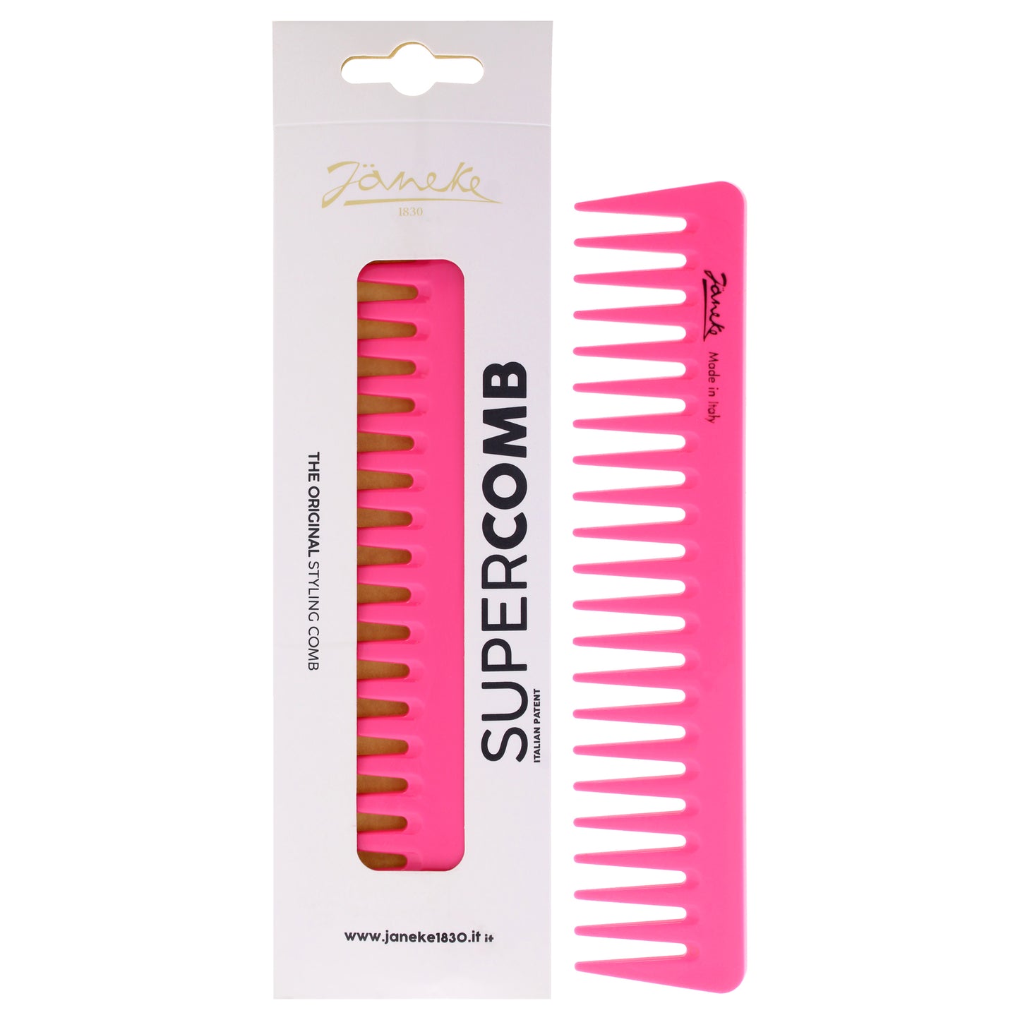 Supercomb - Fuchsia by Janeke for Unisex - 1 Pc Comb