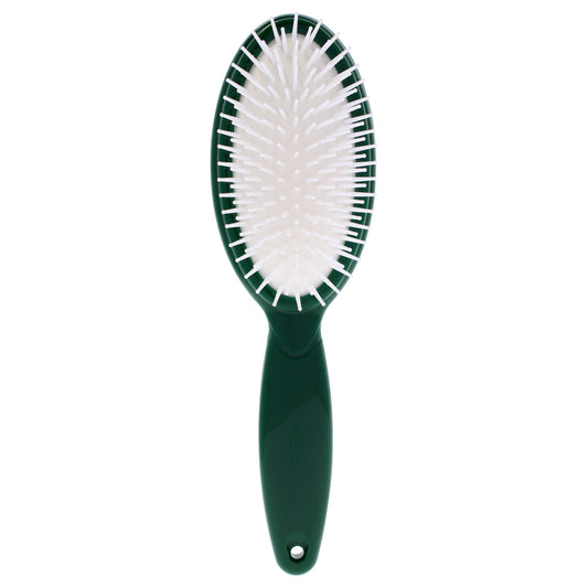 Large Oval Pneumatic Brush - Green by Janeke for Unisex - 1 Pc Hair Brush