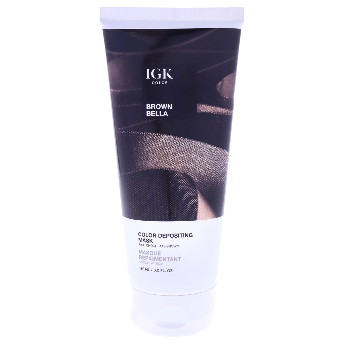 Color Depositing Hair Mask - Brown Bella by IGK for Women - 6 oz Mask