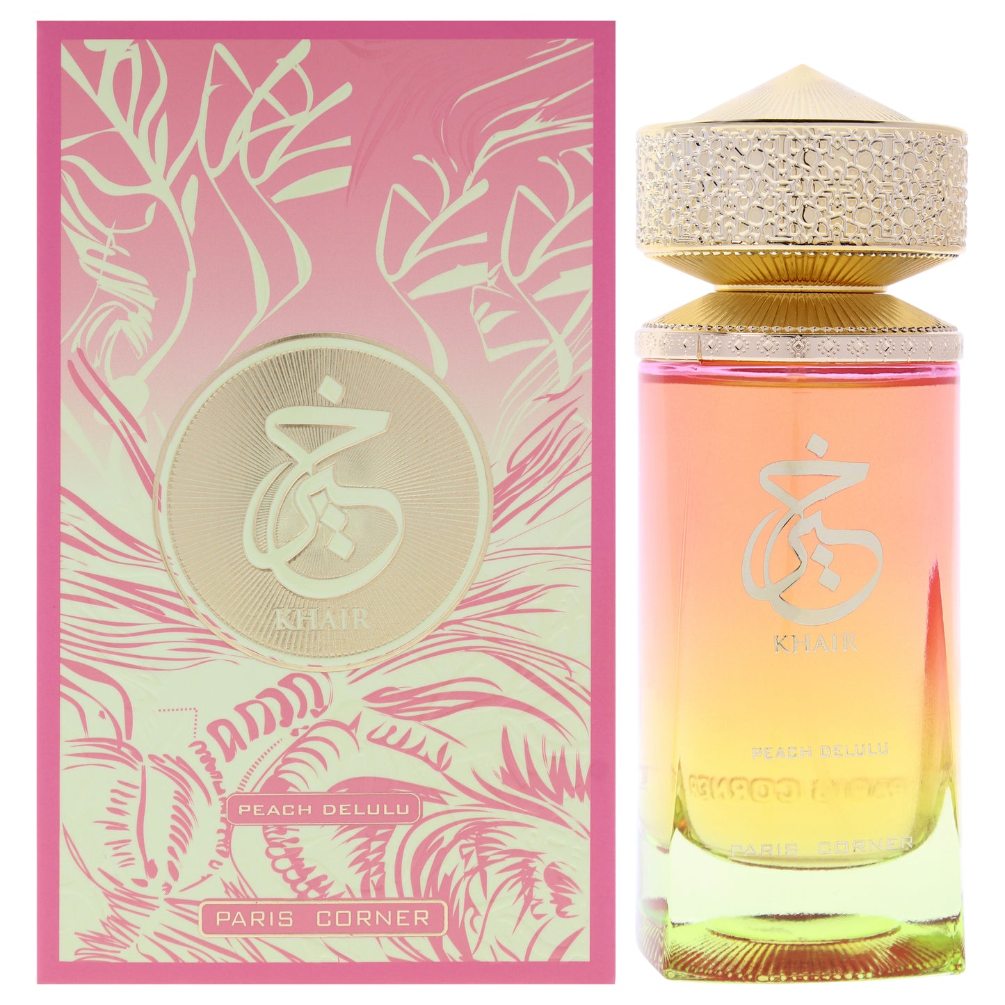 Khair - Peach Delulu by Paris Corner for Unisex - 3.4 oz EDP Spray