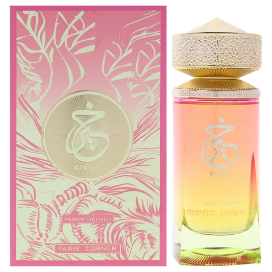 Khair - Peach Delulu by Paris Corner for Unisex - 3.4 oz EDP Spray
