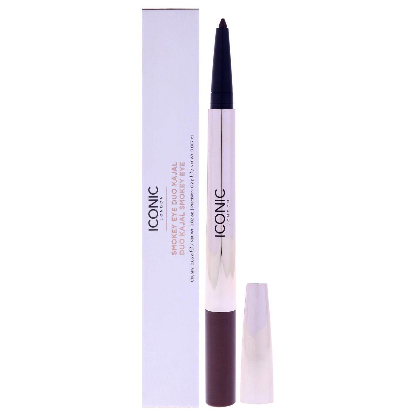 Smokey Eye Duo Kajal Eyeliner - Chocolate Brown by Iconic London for Women - 0.027 oz Eyeliner