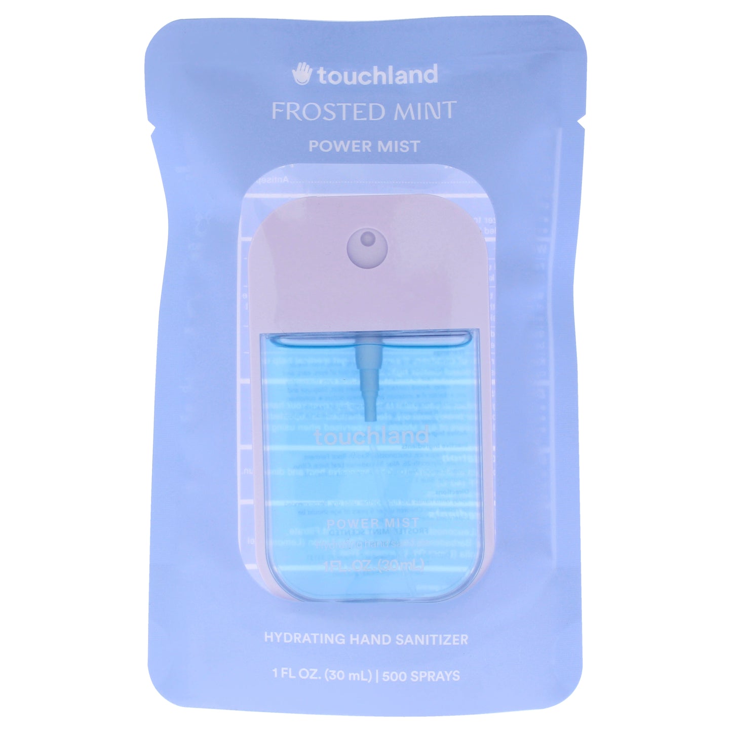 Power Mist Hydrating Hand Sanitizer - Frosted Mint by Touchland for Unisex - 1 oz Hand Sanitizer