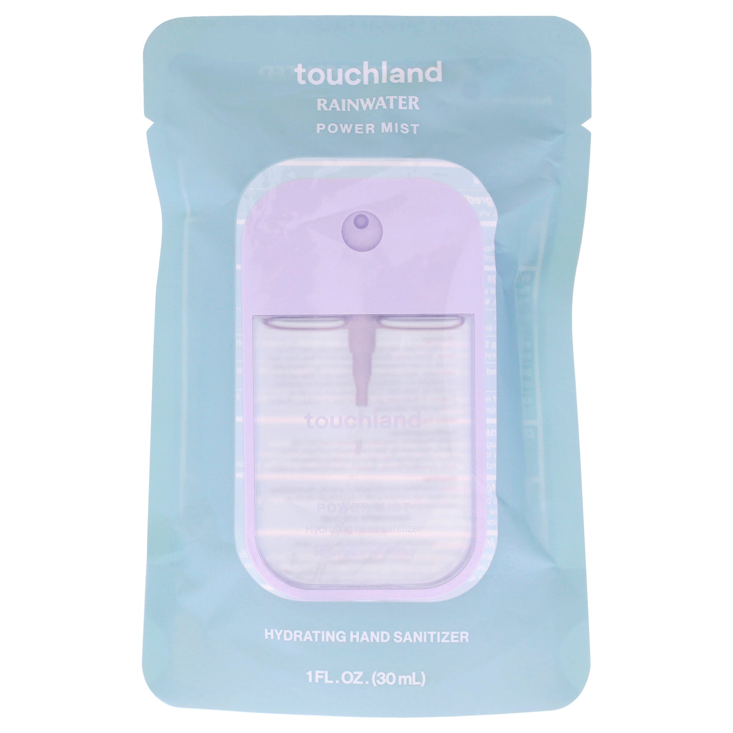 Power Mist Hydrating Hand Sanitizer - Rainwater by Touchland for Unisex - 1 oz Hand Sanitizer
