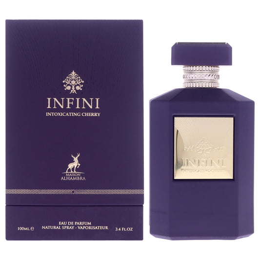 Infini - Intoxicating Cherry by Maison Alhambra for Unisex - 3.4 oz EDP Spray