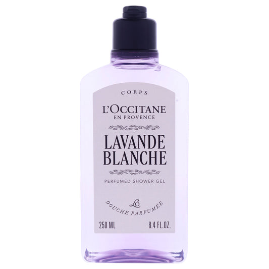 White Lavender Perfumed Shower Gel by LOccitane for Women - 8.4 oz Shower Gel