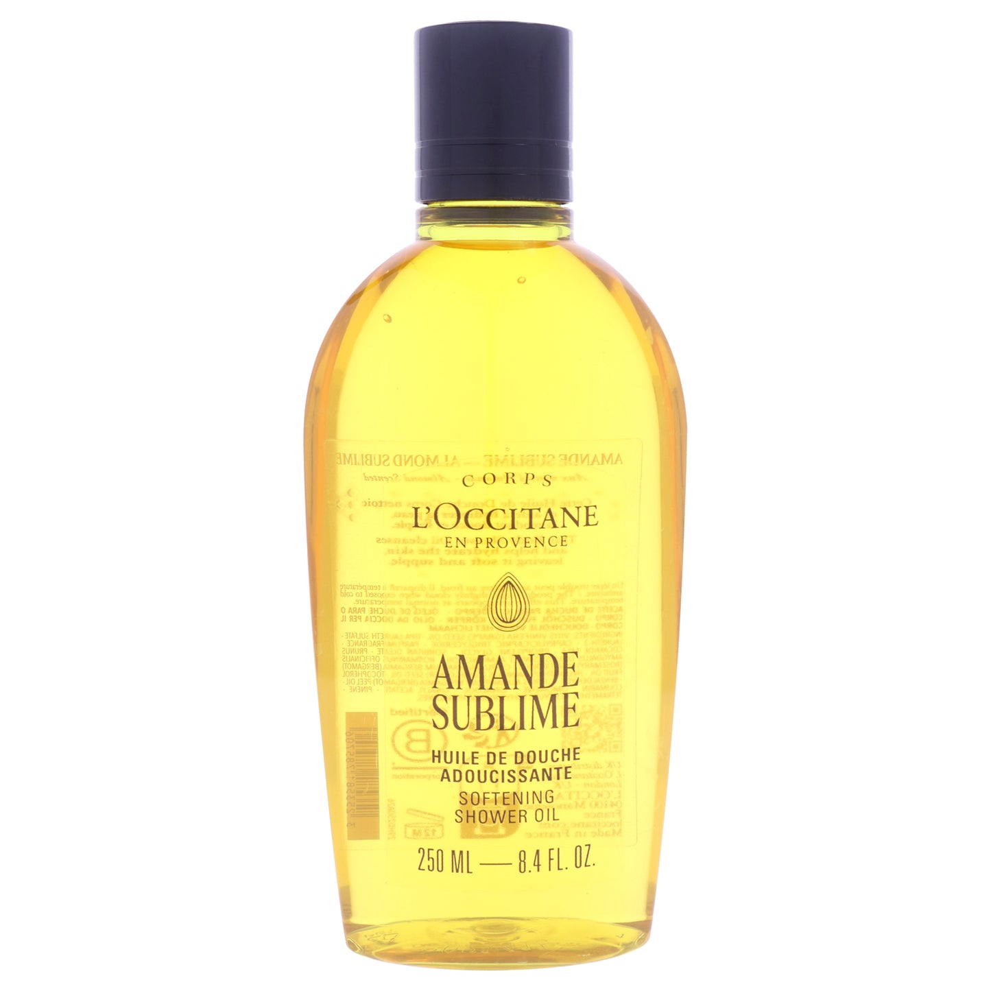 Almond Sublime Softening Shower Oil by LOccitane for Unisex - 8.4 oz Shower Oil