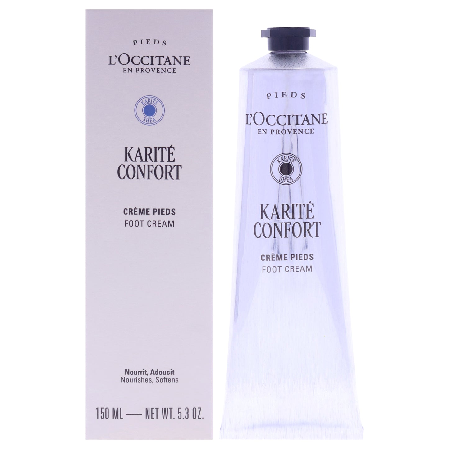 Shea Comfort Foot Cream by LOccitane for Unisex - 5.3 oz Cream