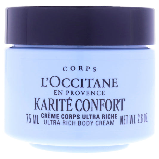 Shea Confort Ultra Rich Body Cream by LOccitane for Unisex - 2.6 oz Body Cream