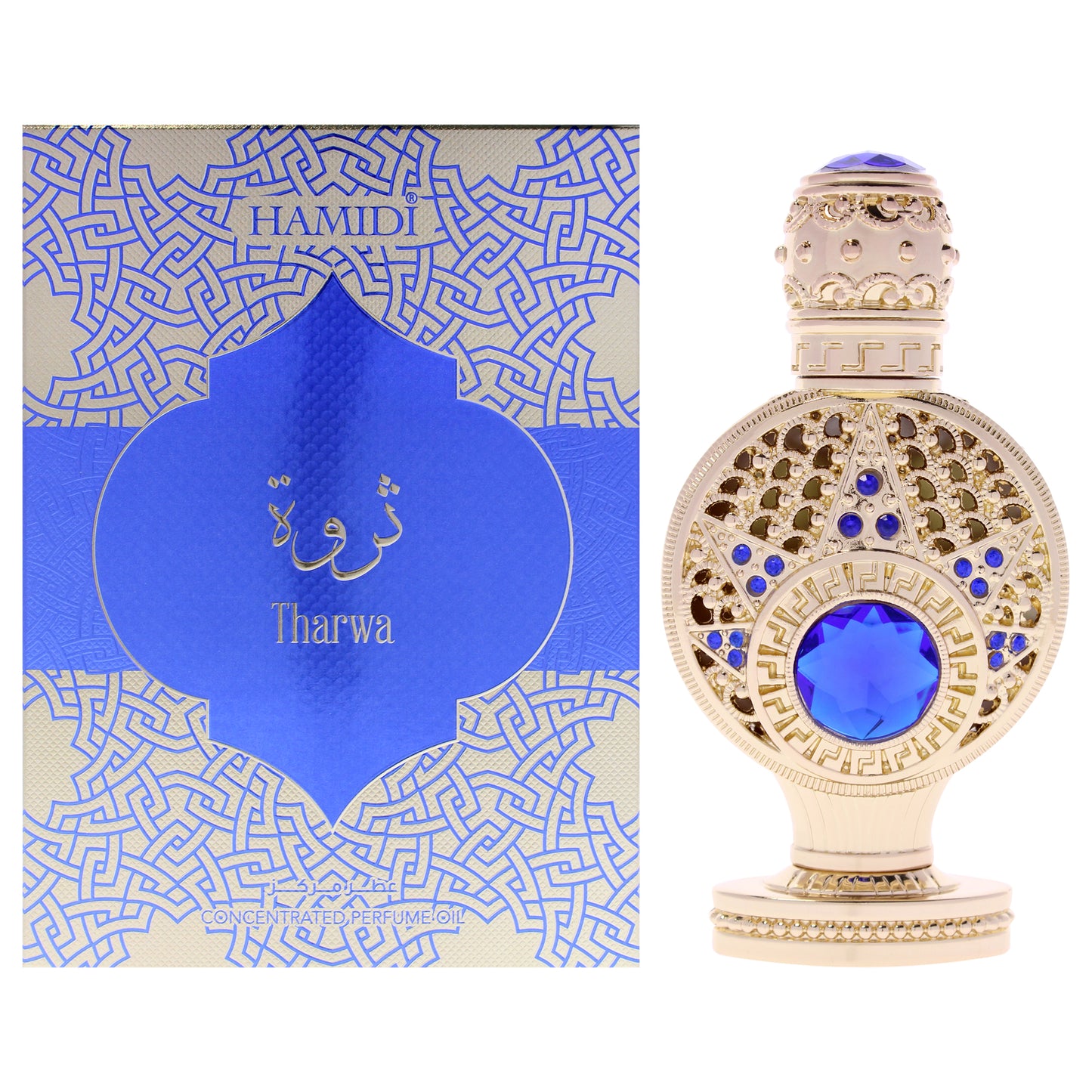 Tharwa by Hamidi for Unisex - 0.5 oz Concentrated Perfume Oil