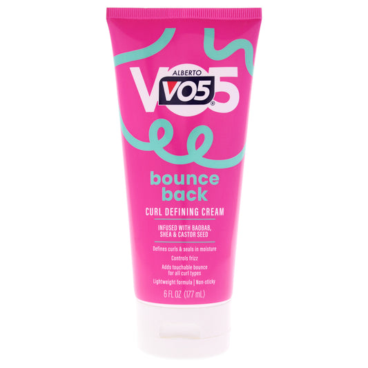 Bounce Back Curl Defining Cream by Alberto VO5 for Unisex - 6 oz Cream