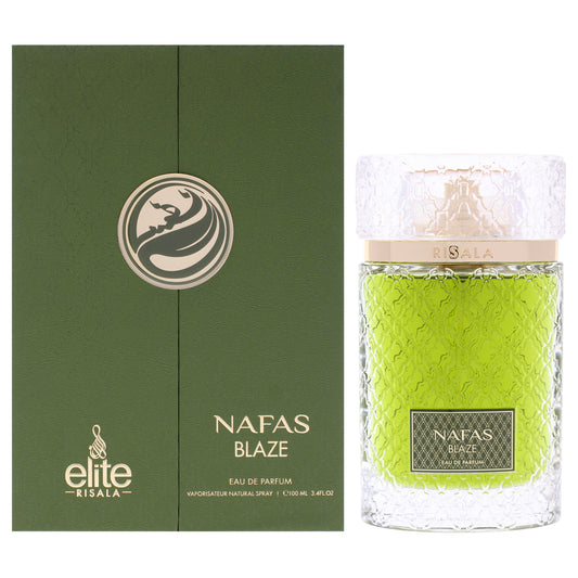 Elite - Nafas Blaze by Risala for Unisex - 3.4 oz EDP Spray