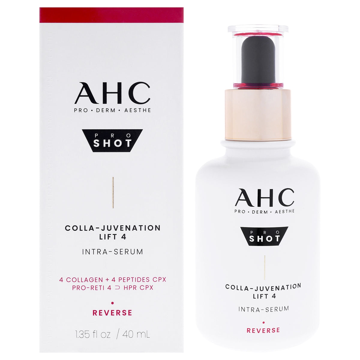 Pro Shot Colla Juvenation Lift 4 by AHC for Women - 1.35 oz Serum