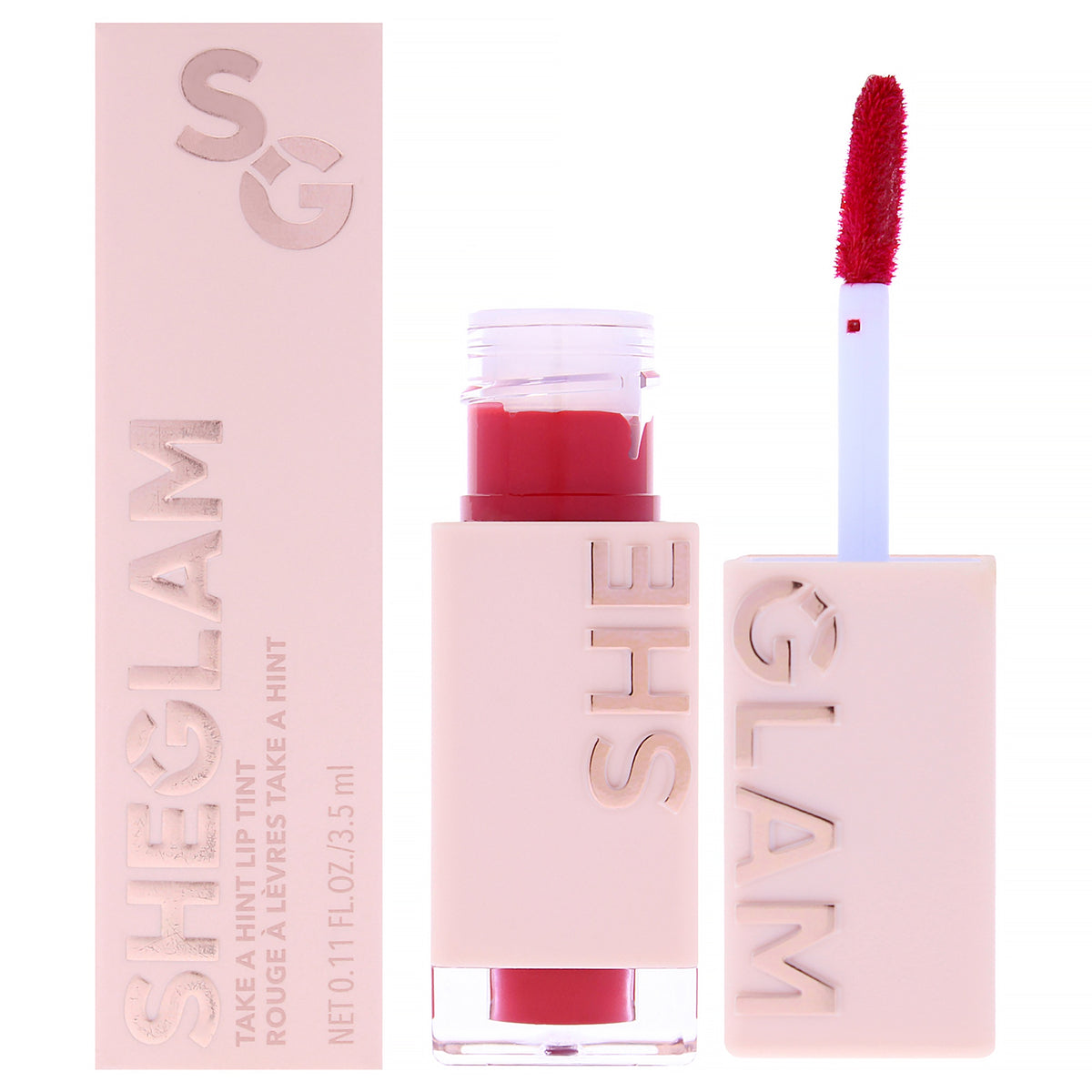 Take A Hint Lip Tint - Love On Tap by Sheglam for Women - 0.11 oz Lip Tint