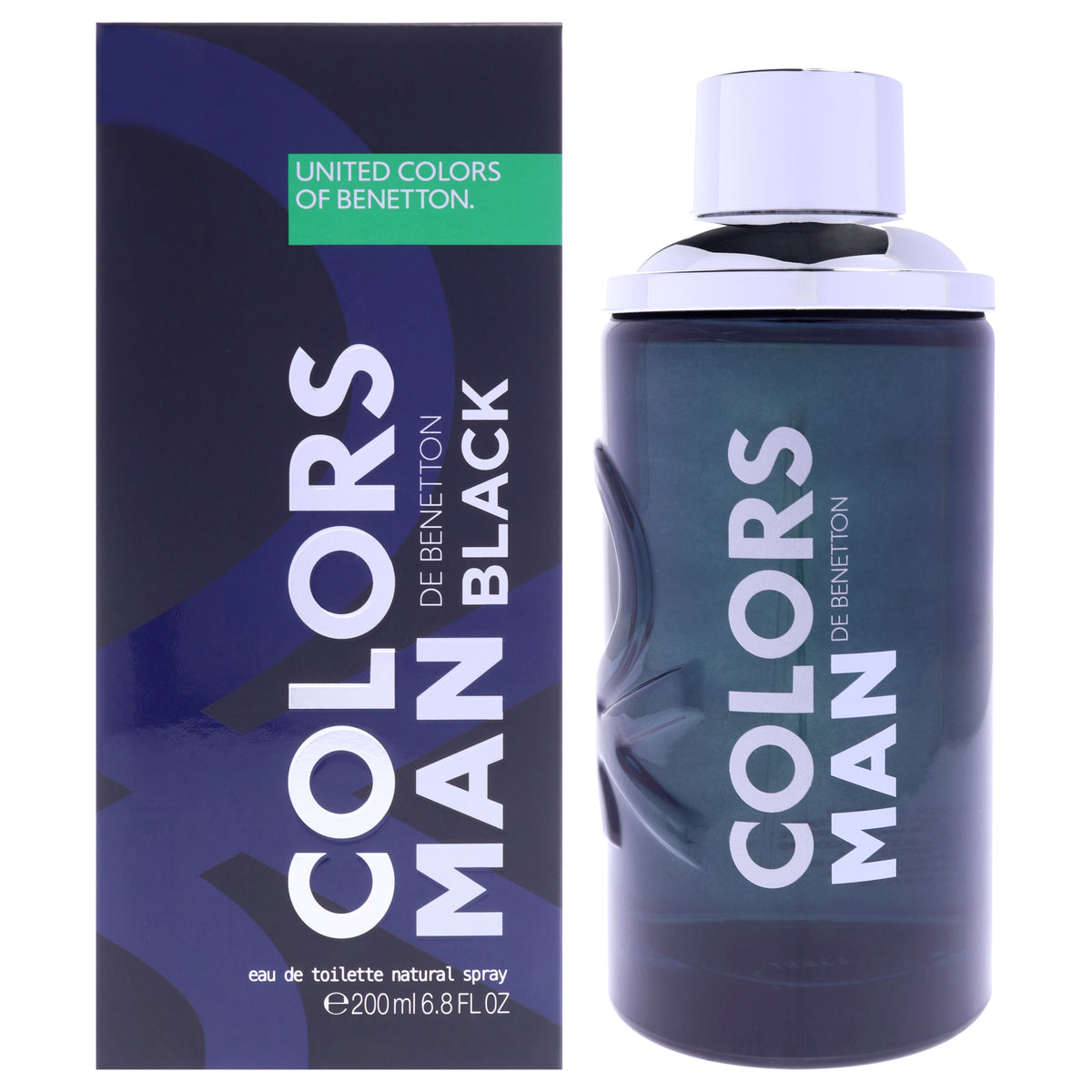 Colors De Benetton - Black by United Colors Of Benetton for Men - 6.8 oz EDT Spray