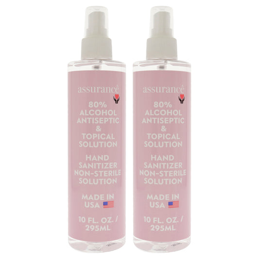 Hand Sanitizer Non-Sterile Solution by Assurance for Unisex - 10 oz Hand Sanitizer - Pack of 2