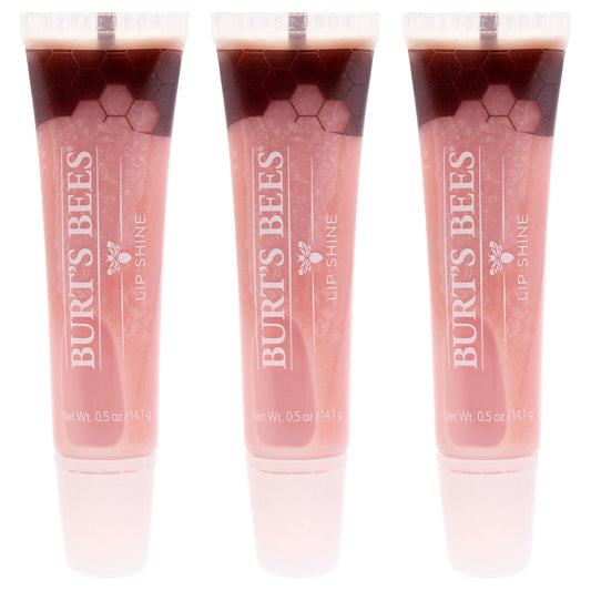 Burts Bees Lip Shine - 010 Whisper by Burts Bees for Women - 0.5 oz Lip Gloss - Pack of 3