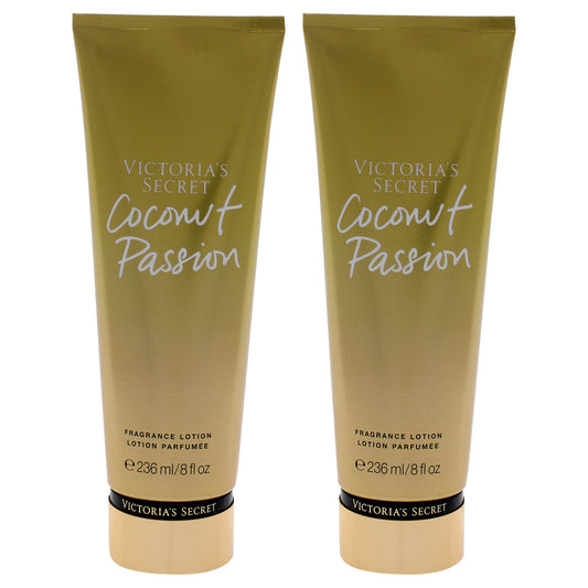 Coconut Passion Fragrance Lotion by Victorias Secret for Women - 8 oz Body Lotion - Pack of 2