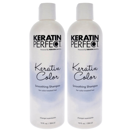 Keratin Color Shampoo by Keratin Perfect for Unisex - 12 oz Shampoo - Pack of 2