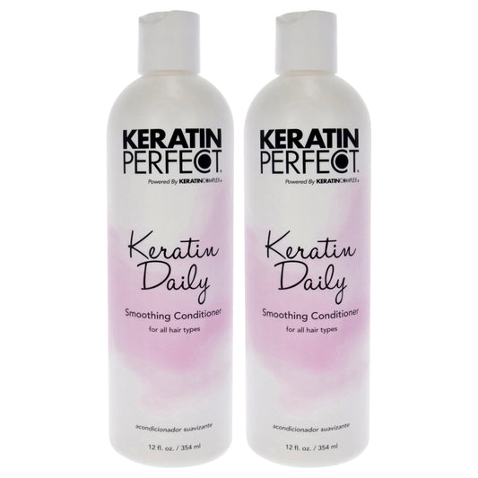 Keratin Daily Conditioner by Keratin Perfect for Unisex - 12 oz Conditioner - Pack of 2