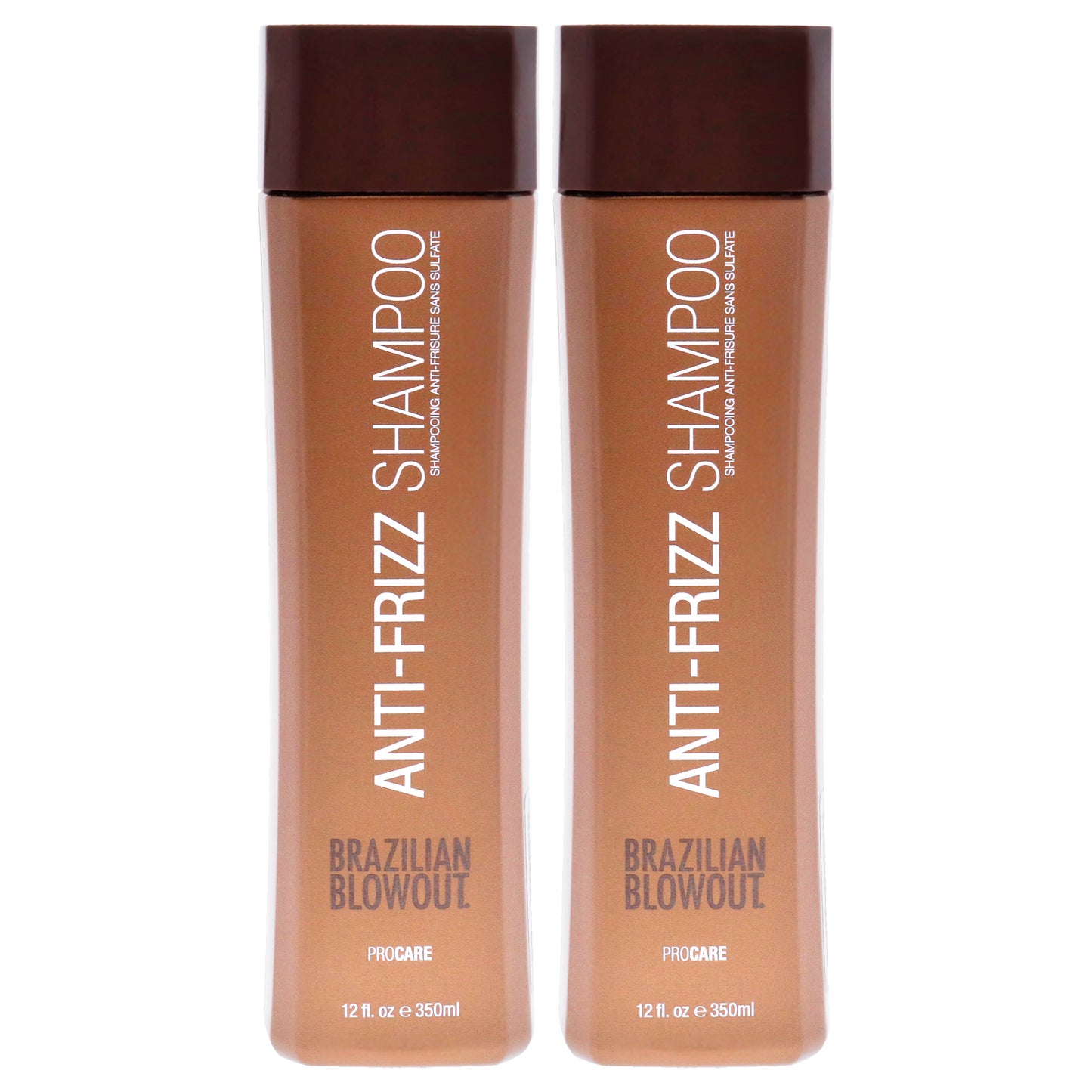 Acai Anti Frizz Shampoo by Brazilian Blowout for Unisex - 12 oz Shampoo - Pack of 2