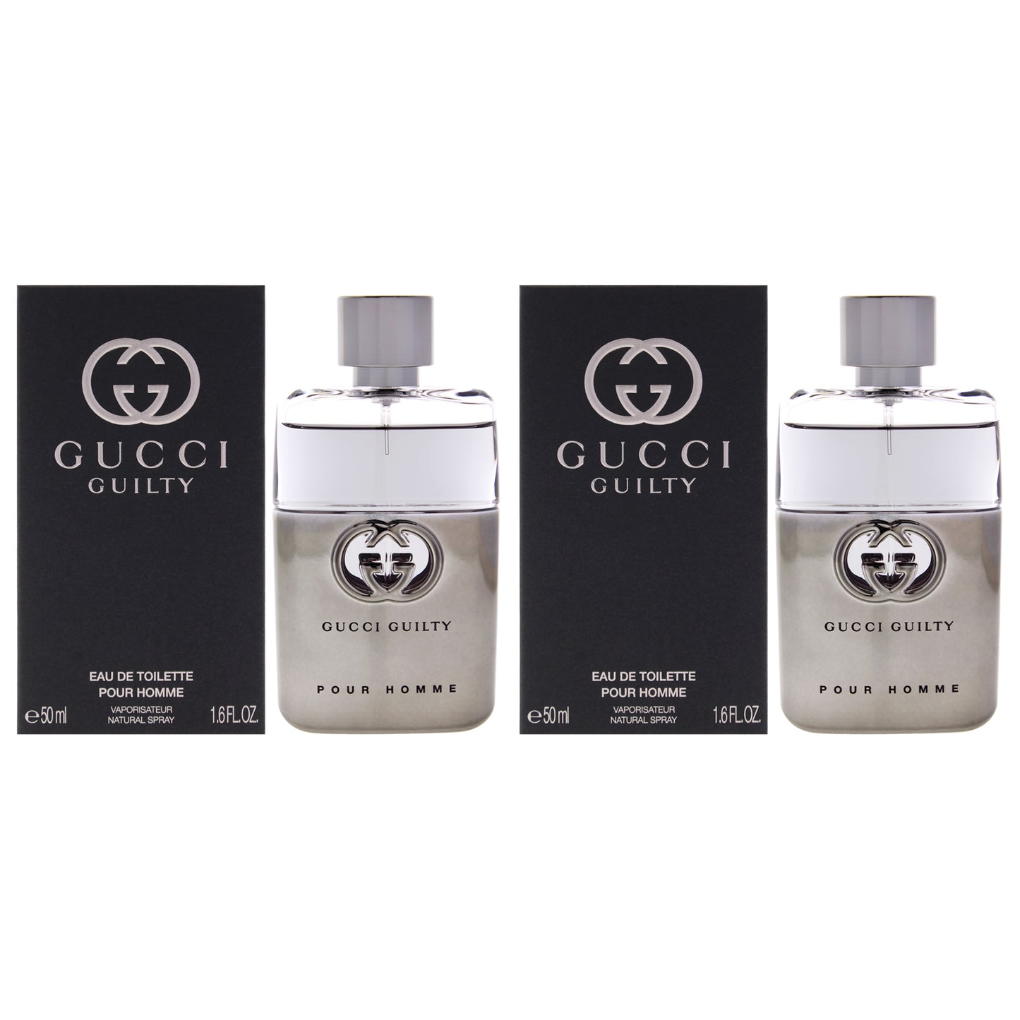 Gucci Guilty by Gucci for Men - 1.6 oz EDT Spray - Pack of 2