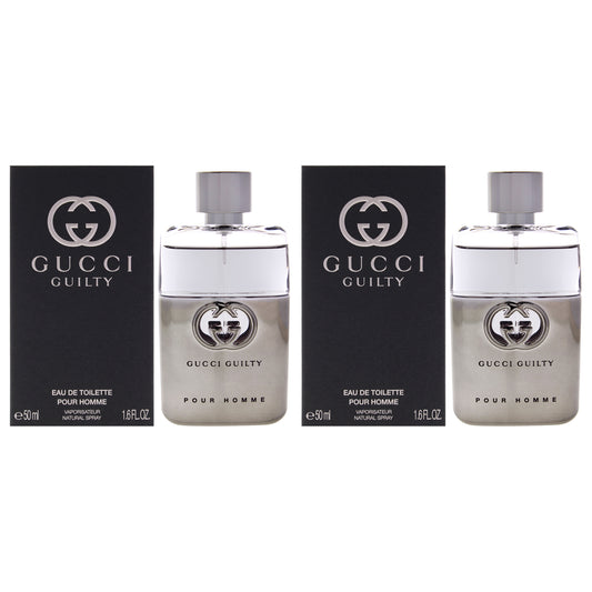 Gucci Guilty by Gucci for Men - 1.6 oz EDT Spray - Pack of 2