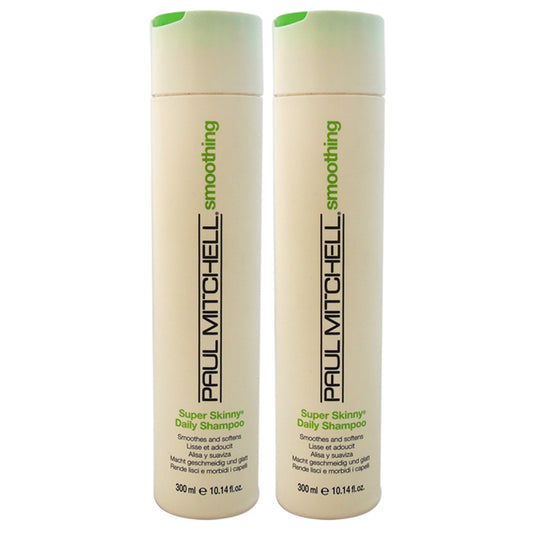 Super Skinny Daily Shampoo by Paul Mitchell for Unisex - 10.14 oz Shampoo - Pack of 2