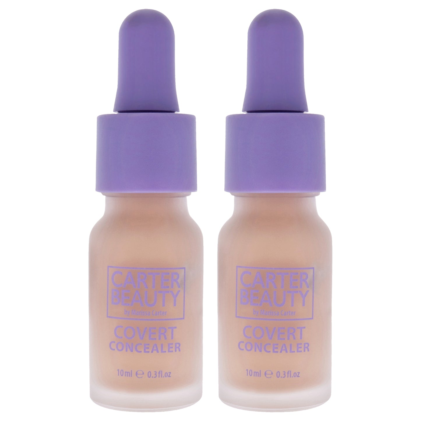 Covert Brightening Concealer - Shortbread by Carter Beauty for Women - 0.3 oz Concealer - Pack of 2
