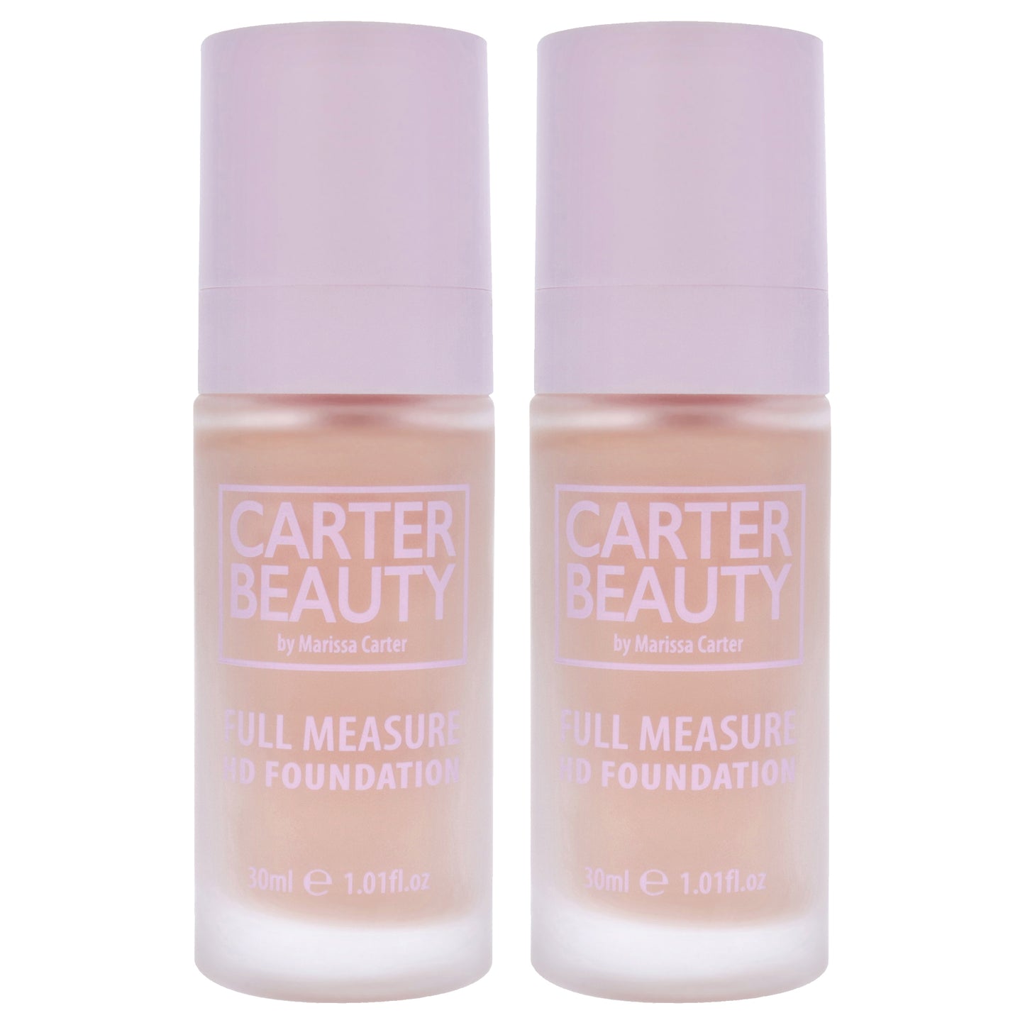 Full Measure HD Foundation - Meringue by Carter Beauty for Women - 1.01 oz Foundation - Pack of 2