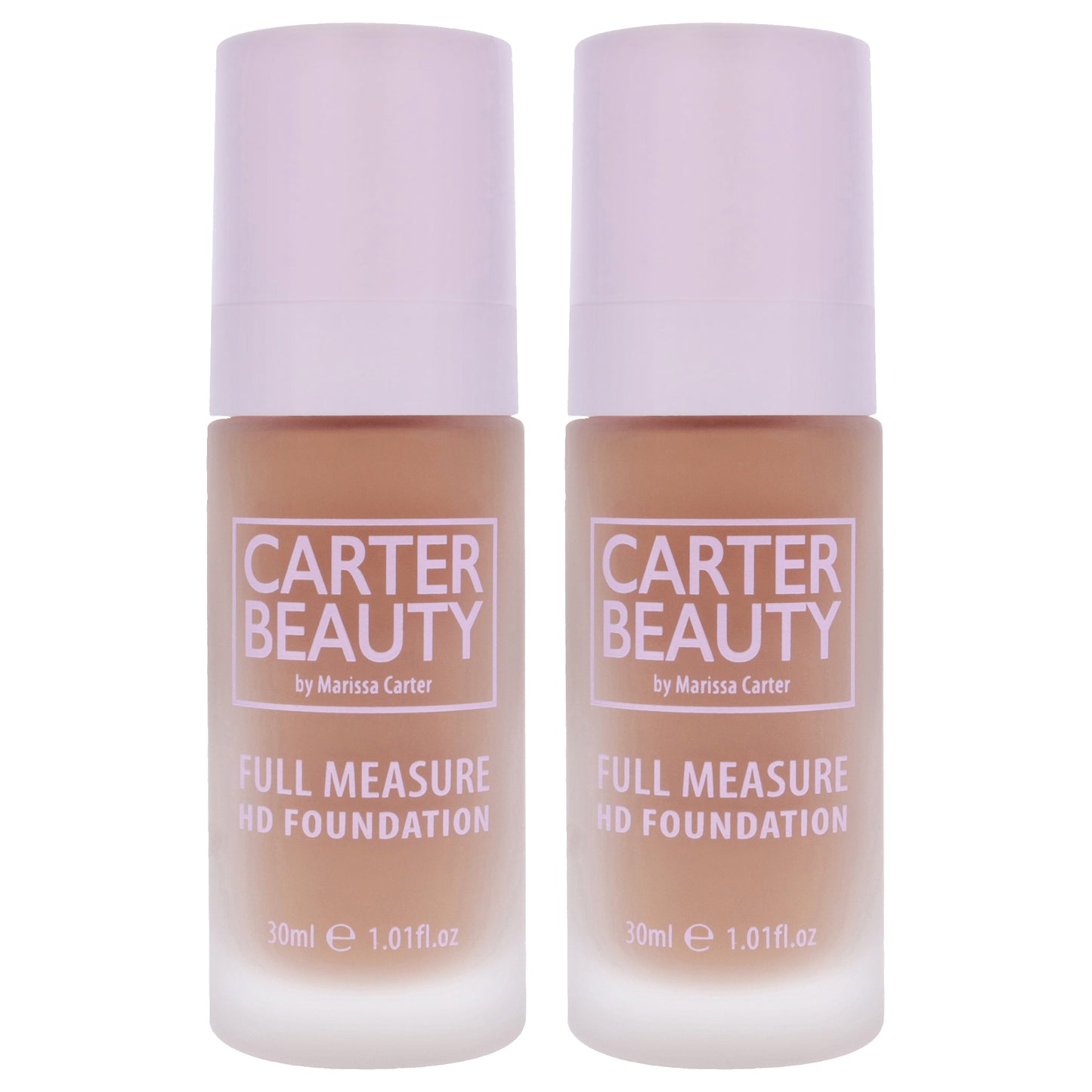 Full Measure HD Foundation - Pecan Pie by Carter Beauty for Women - 1.01 oz Foundation - Pack of 2
