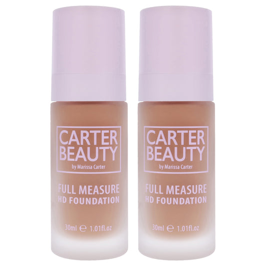 Full Measure HD Foundation - Pecan Pie by Carter Beauty for Women - 1.01 oz Foundation - Pack of 2