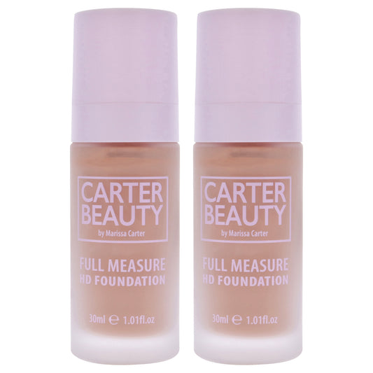 Full Measure HD Foundation - Shortbread by Carter Beauty for Women - 1.01 oz Foundation - Pack of 2