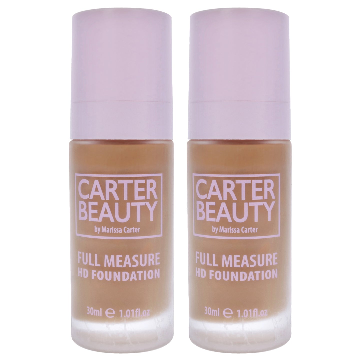 Full Measure HD Foundation - Sticky Toffee by Carter Beauty for Women - 1.01 oz Foundation - Pack of 2