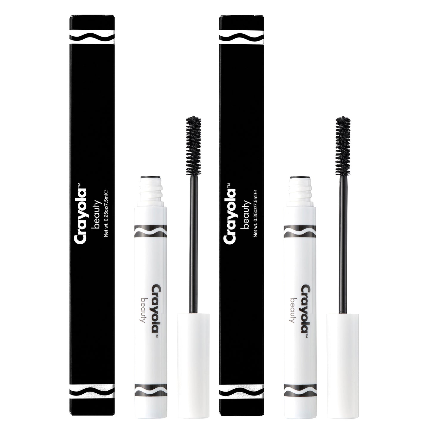 Crayola Mascara - Black by Crayola for Women - 0.25 oz Mascara - Pack of 2