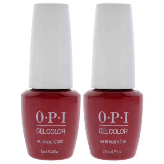 GelColor - GC G51B Tell Me About It Stud by OPI for Women - 0.25 oz Nail Polish - Pack of 2