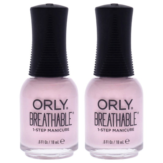 Breathable Treatment Plus Color - 20913 Pamper Me by Orly for Women - 0.6 oz Nail Polish - Pack of 2
