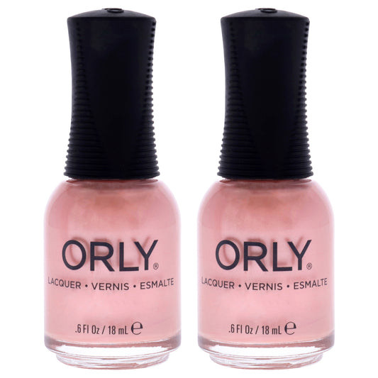 Nail Lacquer - 20004 Toast The Couple by Orly for Women - 0.6 oz Nail Polish - Pack of 2