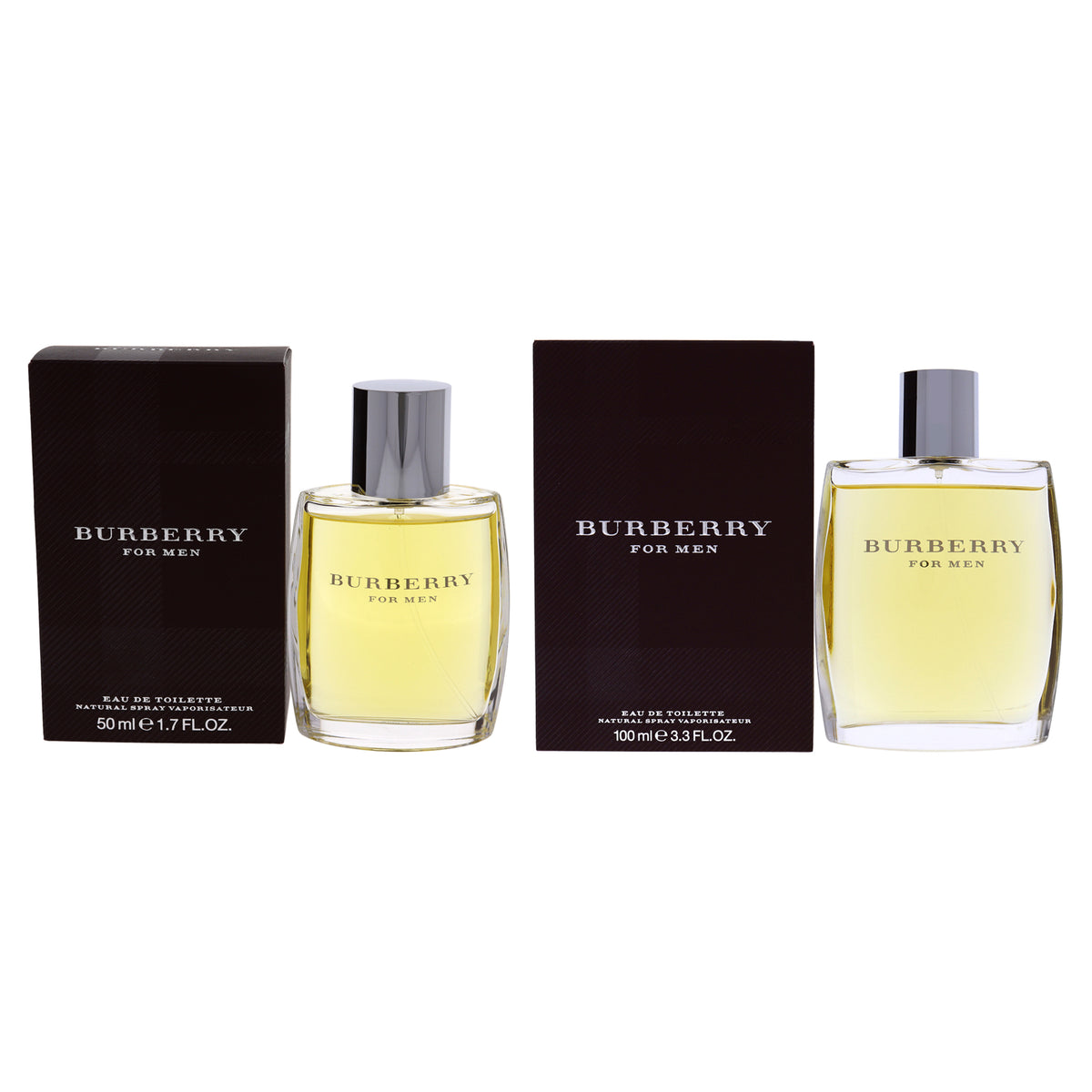 Burberry Kit by Burberry for Men - 2 Pc Kit 3.3 oz EDT Spray, 1.7 oz EDT Spray
