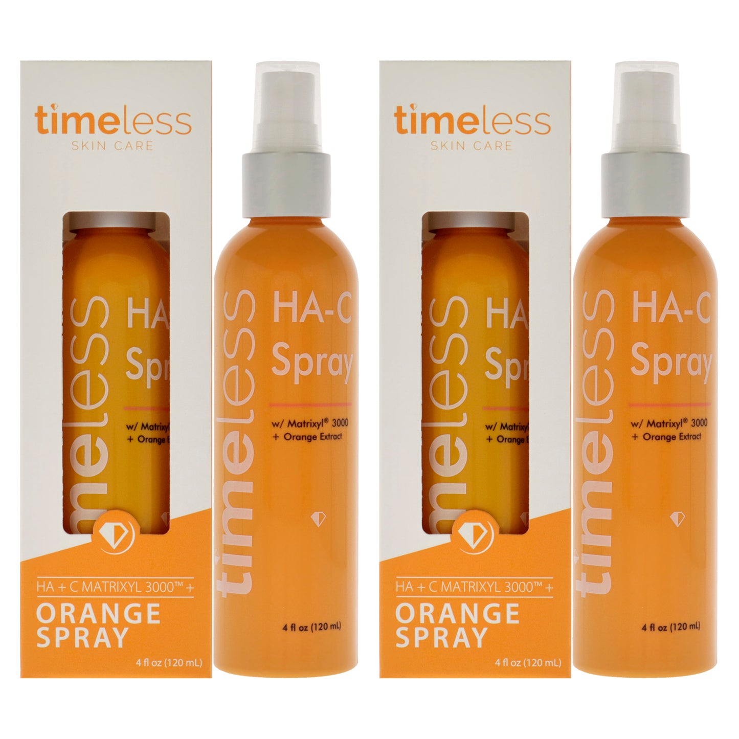 HA Plus C Matrixyl 3000 - Orange by Timeless for Unisex - 4 oz Spray - Pack of 2
