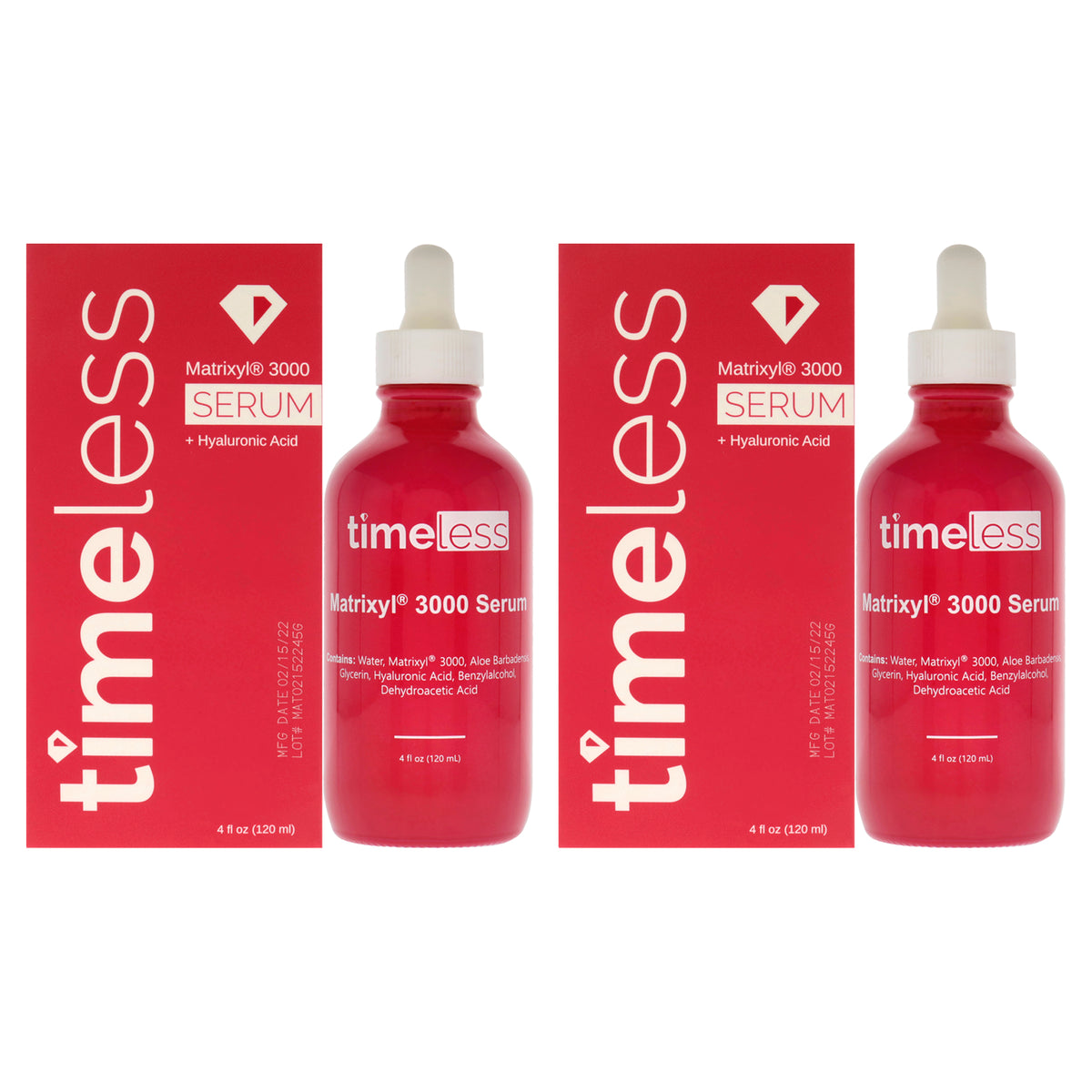 Matrixyl 3000 Serum by Timeless for Unisex - 4 oz Serum - Pack of 2