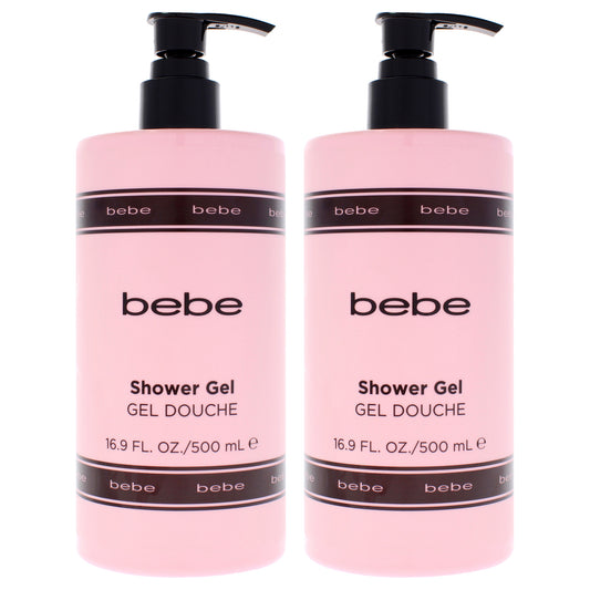 Bebe Shower Gel by Bebe for Women - 16.9 oz Shower Gel - Pack of 2