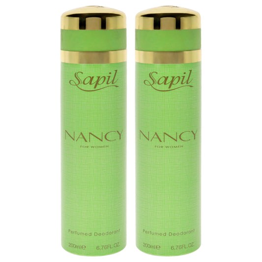 Nancy Green by Sapil for Women - 6.76 oz Deodorant Spray - Pack of 2