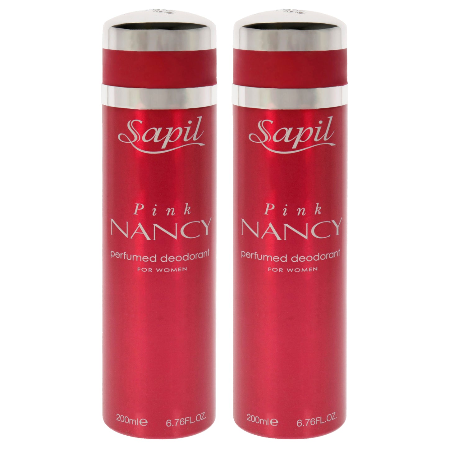Pink Nancy by Sapil for Women - 6.76 oz Deodorant Spray - Pack of 2