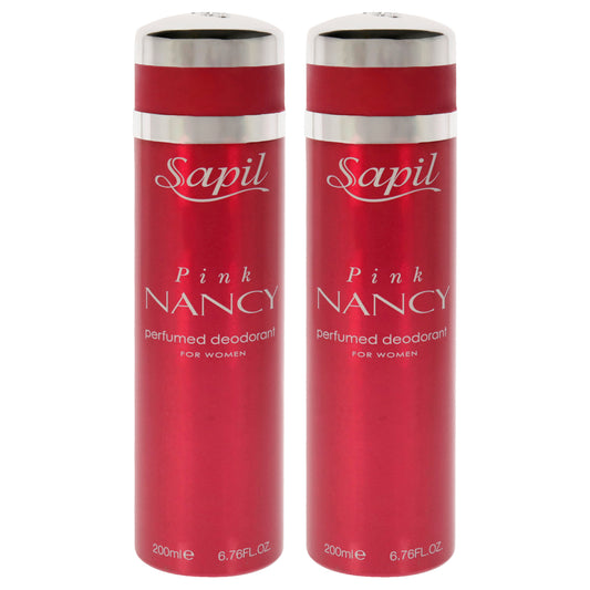 Pink Nancy by Sapil for Women - 6.76 oz Deodorant Spray - Pack of 2